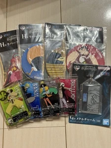 Juego de dijes de goma de metal Ichibankuji de una pieza Luffy Sanji Usopp Doflamingo Law B - Imagen 1 de 1
