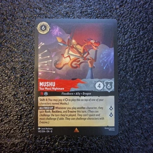 Mushu Your Worst Nightmare - 142/204 - Rare - Disney Lorcana - Picture 1 of 2