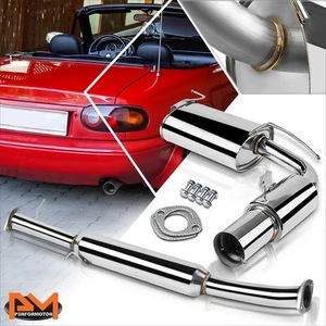 For 90-97 Mazda Miata MX-5 NA 1.6/1.8L 3.5" Tip Muffler Catback Exhaust System - Picture 1 of 5