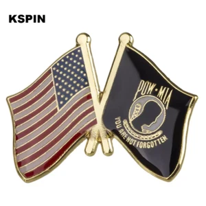 USA POW Flags Lapel Pin FREE USA SHIPPING SHIPS FREE FROM THE USA ZQ-87A - Picture 1 of 1