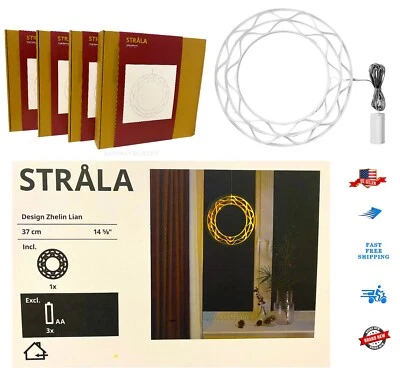 Ikea Strala Led Pendant Light Lamp White Timer 2700K 8 Lumen - Image 1 of 4