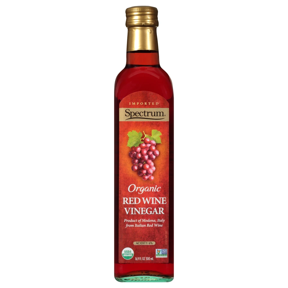 Vinagre Spectrum Naturals vino tinto orgánico 16,9 oz (paquete de 6) Foto 1 de 1