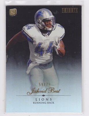 2010 Topps Tribute - Black Parallel #59/75 - Jahvid Best #46 - Rookie - Image 1 of 2