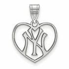 SS MLB  New York Yankees NY Pendant in Heart