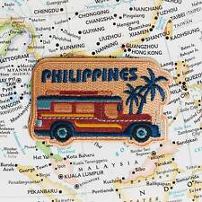 Philippines Iron on Travel Patch - Great Souvenir or Gift for travellers