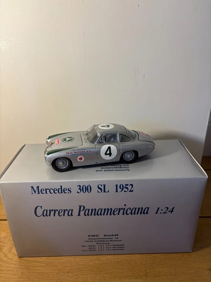 CMC 1:24 M-017 MERCEDES-BENZ 300 SL (1952) CARRERA PANAMERICANA BOXED - Image 1 of 1