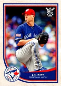 2018 Topps Big League J.A. Happ #244 Toronto Blue Jays - Picture 1 of 2