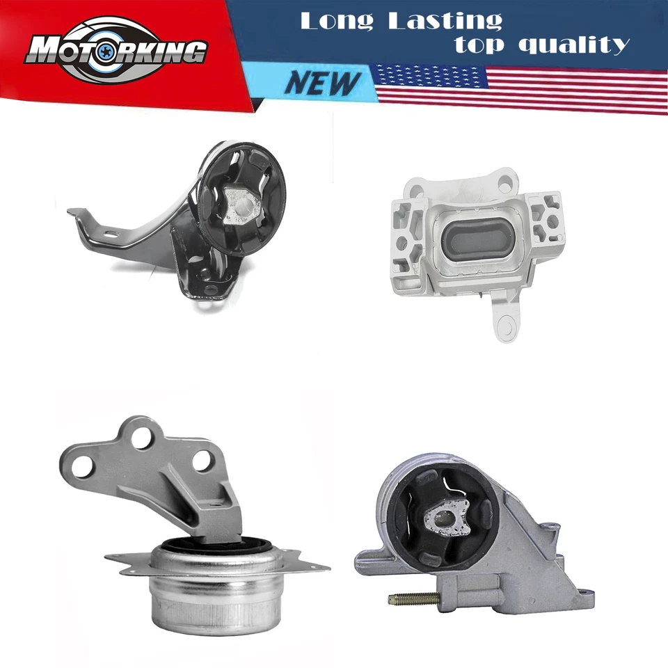 Premium Quality Engine Motor & Auto TransMount 3PCS For 2008-2010 Pontiac G6 2.4 - Изображение 1 из 4