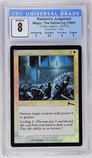 RADIANT'S JUDGMENT Urza's Legacy Foil CGC 8.0 Graded MTG [Card Kingdom]