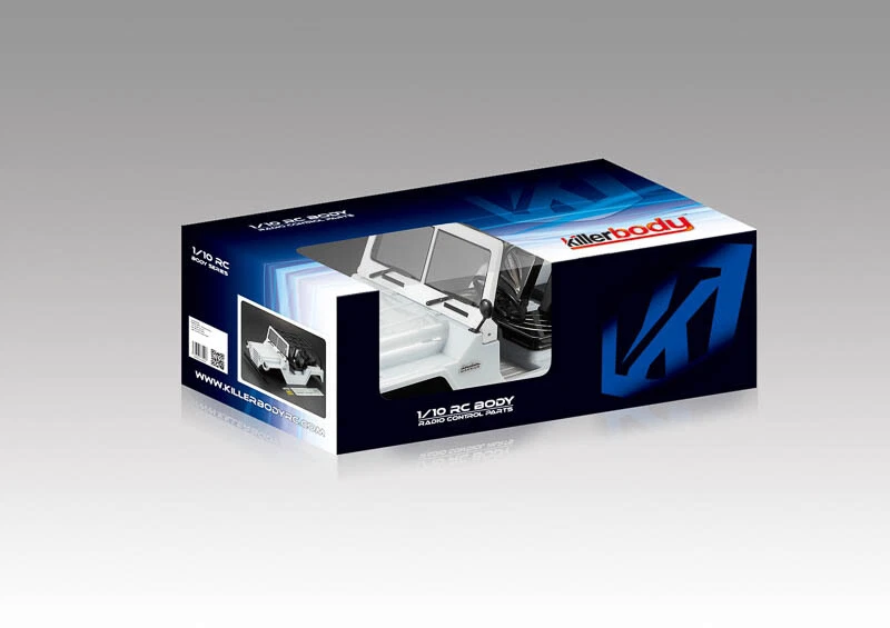 Killerbody Warrior Crawler Karosserie weiß RTU KB48445