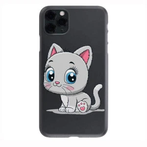 Cute Blue Eyes Cat design Phone Case for iPhone 7 8 X XS XR SE 11 12 13 14 Pro M - Picture 1 of 31