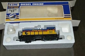 K-Line Electric Train Chessie S-2 Twin Engines Diesel Switcher K-2314 Excellent - Picture 1 of 6