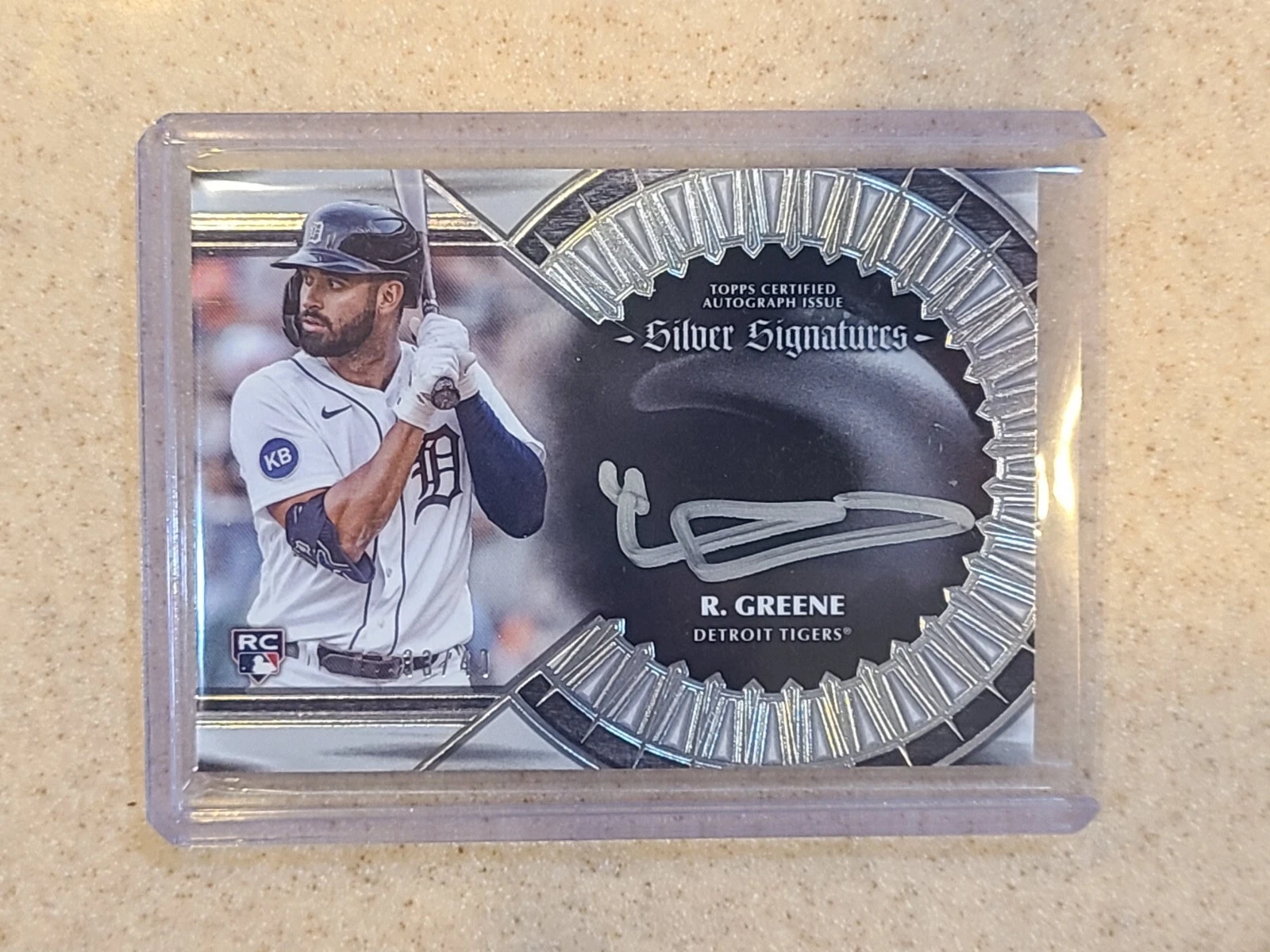 2023 Topps Five Star Riley Greene Silver Signatures AUTO RC #/40 SP #SS-RG DET