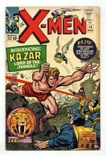 Uncanny X-Men #10 GD+ 2.5 1965 1st SA Ka-Zar