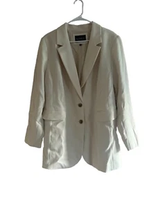 Eloquii Women’s Size 20 Blazer Off White NWT - Picture 1 of 11