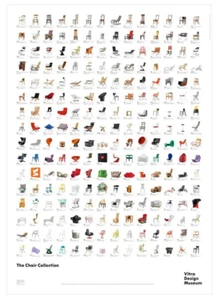 Vitra Design Museum / The Chair Collection Poster 2023 A0 33x46in (840x1190mm) - Bild 1 von 15