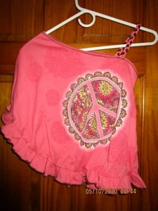 KNIT WORKS  Tank/Poncho top in pink with spandex, size M 10/12 (girls) NEW - Picture 1 of 11