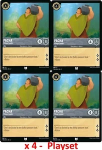 Disney Lorcana Spielset x4 Pacha Village Leader 190/204 Non-Foil NM Floodborn - Bild 1 von 2