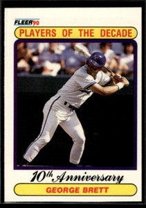 1990 Fleer Canadian George Brett Kansas City Royals #621
