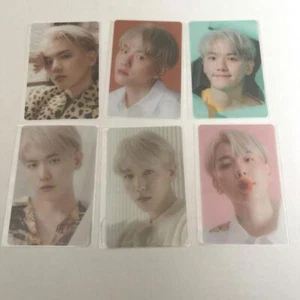 BAEKHYUN EXO L Japan FC BAEKHYUN Stars mini album 6 type Clear Photocard Set - Picture 1 of 1