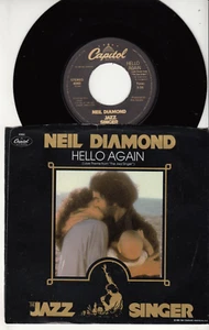 NEIL DIAMOND - HELLO AGAIN - MINT CAPITOL RECORDS 45 WPS - UNPLAYED NEW - Picture 1 of 2