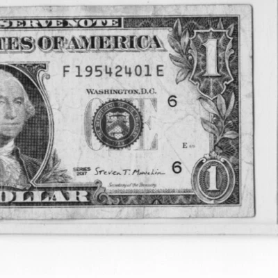 $1 BIRTHDAY NOTE "19542401"; JANUARY 24, 1954 - Image 1 of 3