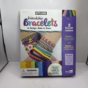 FRIENDSHIP Bracelets Kits for Kids by Spice Box Craft Kit Jewelry Making NIB - Imagen 1 de 6