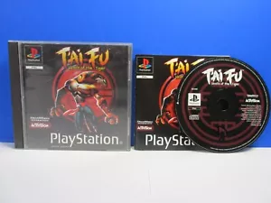 PS1 sony playstation 1 T'AI FU WRATH OF THE TIGER VIDEO GAME vintage - Picture 1 of 5