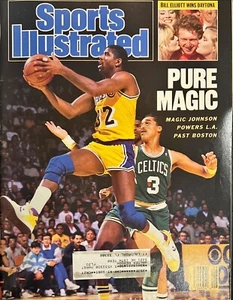FEBRUARY 23RD 1987 SPORTS ILLUSTRATED MAGIC JOHNSON - Picture 1 of 1