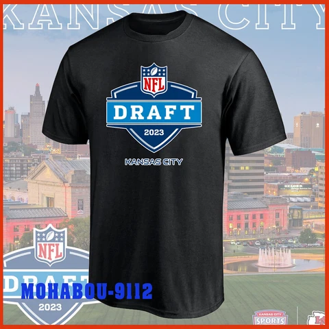 HOT NEW!!  NFL Draft Logo Kansas-City T-Shirt All Size For Fans Cover