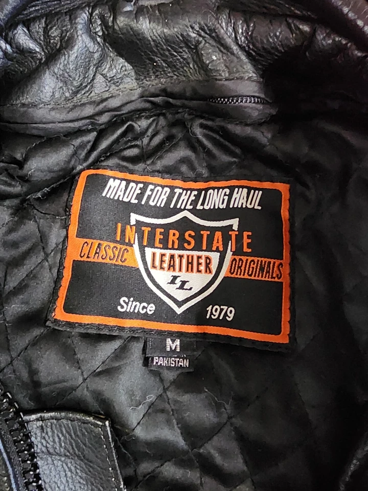 interstate classic leathe origanals medium leather jacket - Image 1 of 3