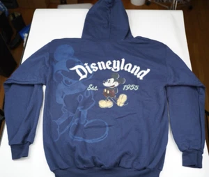 Disneyland Resort Walt Disney World Full Zip Hoodie Men's M Mickey Mouse Graphic - Picture 1 of 4