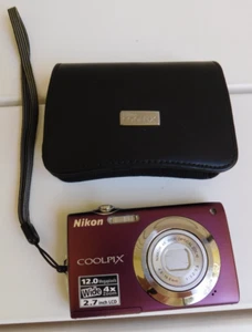 Nikon Coolpix S3000 Purple 2.7" LCD 12.0MP 4X Wide Optical Zoom Digital Camera - Picture 1 of 8