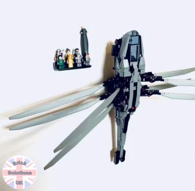 BRICK SOLUTIONS UK Soporte de pared ajustable para LEGO ICONS Dune Atreides Royal Ornithopter 10327