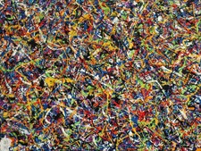 David HART (Pro Hart's son) Bogart (8 Black Dogs) Acrylic on Canvas PAINTING