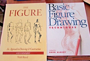 Basic Figure Drawing Techniques 1994 by G. Albert; The Figure 1976 by Walt Reed - Picture 1 of 9