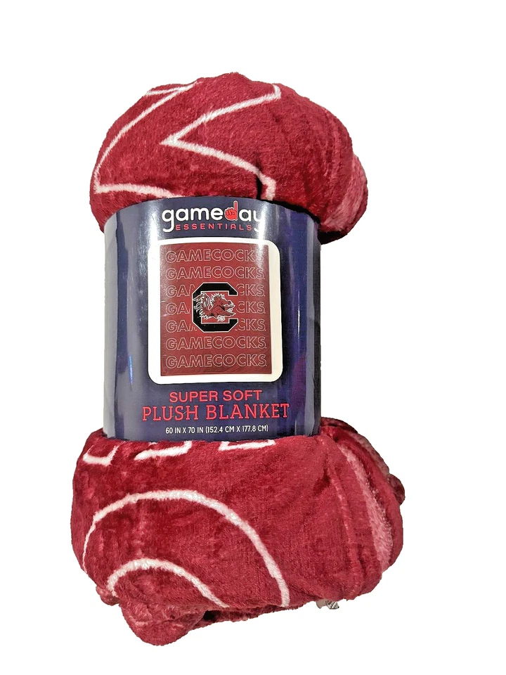 GAME COCKS SUPER SOFT PLUSH BLANKET 60 X 70 - Image 1 of 1