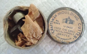 Vintage Craftsman 2321 Former Cutter oder Formschneider in Metalldose - Bild 1 von 2