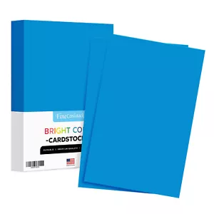11 x 17" Blue Bright Color Cardstock Paper, 65lb Cover, 250 Sheets - Picture 1 of 6