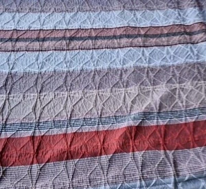 Figured And Striped Dressmaking Polycotton Fabric 55" Wide Sold By Metre - Picture 1 of 14