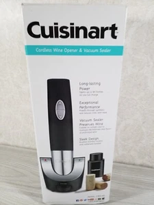 Cordless Wine bottle 0PENER Rechargeable Electric Corkscrew With Vacuum Seal NEW - Picture 1 of 6