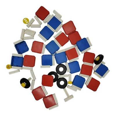 Tupperware Build O Fun Tupper Toys Lot of Pieces Squares Vintage 1960s - Image 1 of 4