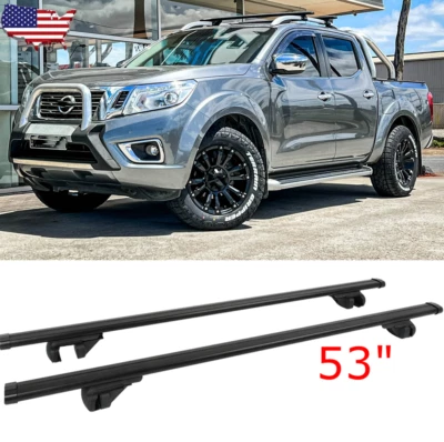 For NISSAN NAVARA NP300 53in Car Top Roof Rack Cross Bar Luggage Cargo Carrier Foto 1 de 4