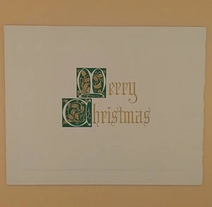 Vintage Card, Merry Christmas, 'Outpost-Old Fort Henry' By N. Hornyanski - Used - Picture 1 of 4