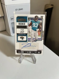 2023 Panini Contenders - Rookie Ticket Tyler Lacy #189 (AU, RC) - Bild 1 von 2