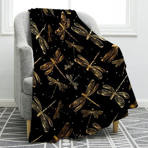 Dragonfly Blanket Gifts for Women Kids Mom Home Bedroom Living Room Birthday ... - Picture 1 of 6