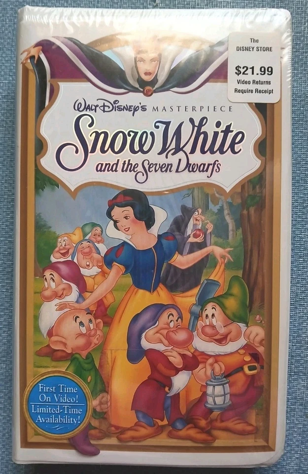 SnowWhite & 7 Dwarfs(VHS) Walt Disney's Masterpiece Collection/Brand New Sealed  - Image 1 of 2
