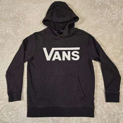 Vans Sweatshirt Hoodie Black Sweater Youth Boys Size Medium - Pre-owned See Pics - Image 1 of 4