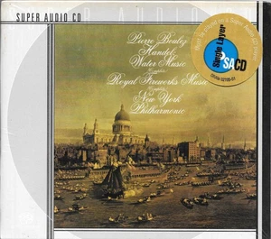 HANDEL WATER MUSIC ROYAL FIREWORKS MUSIC BOULEZ DSD SACD SONY USA  NEW & SEALED - Bild 1 von 3