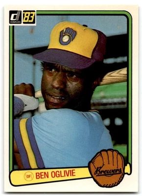 1983 Donruss Ben Oglivie Milwaukee Brewers #384 - Image 1 of 2